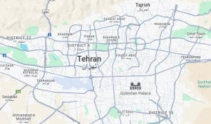 نقشه بهترین کلاس فن بیان در تهران